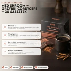Grzybki Cordyceps Med Shroom 30 saszetek – Med Shroom