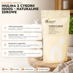 Inulina z cykorii 1000g – Naturalnie Zdrowe