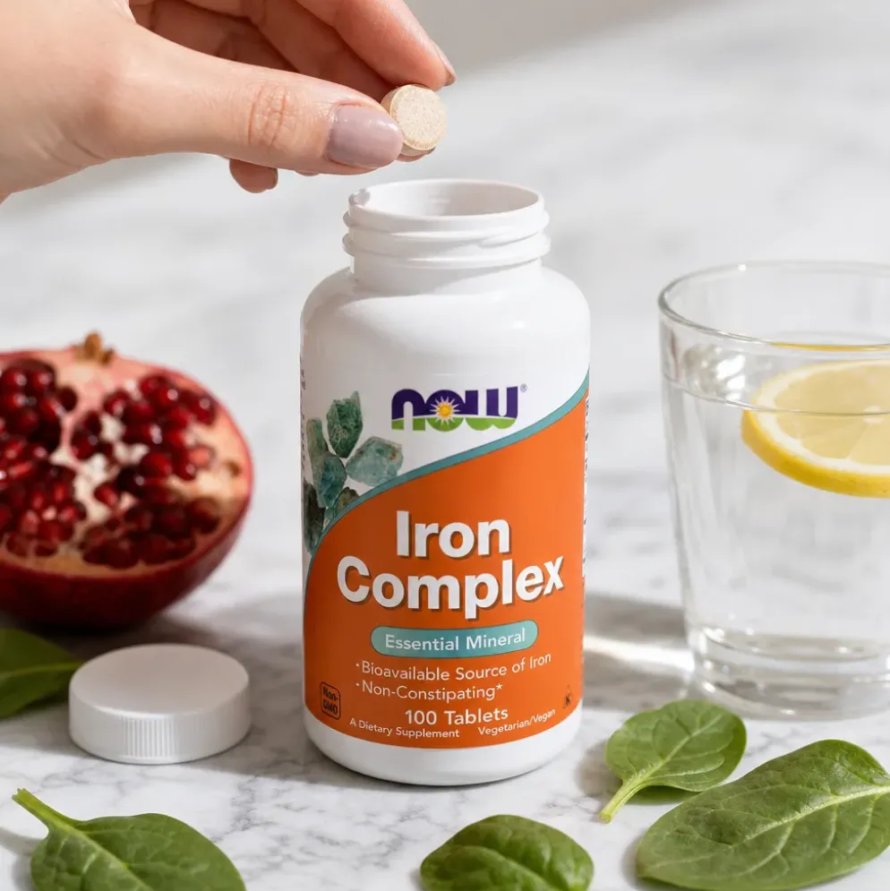 Iron Complex 100 tab – Now Food