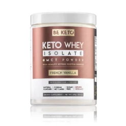 Izolat Białka z Olejem MCT – Francuska Wanilia 300g – BeKeto