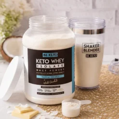 Izolat Białka z Olejem MCT – Kokos & Biała Czekolada 800g – BeKeto