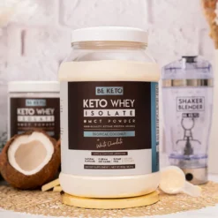 Izolat Białka z Olejem MCT – Kokos & Biała Czekolada 800g – BeKeto