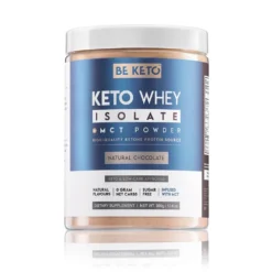 Izolat Białka z Olejem MCT – Naturalna Czekolada 300g – BeKeto