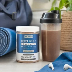 Izolat Białka z Olejem MCT – Naturalna Czekolada 300g – BeKeto