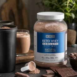 Izolat Białka z Olejem MCT – Naturalna Czekolada 800g – BeKeto