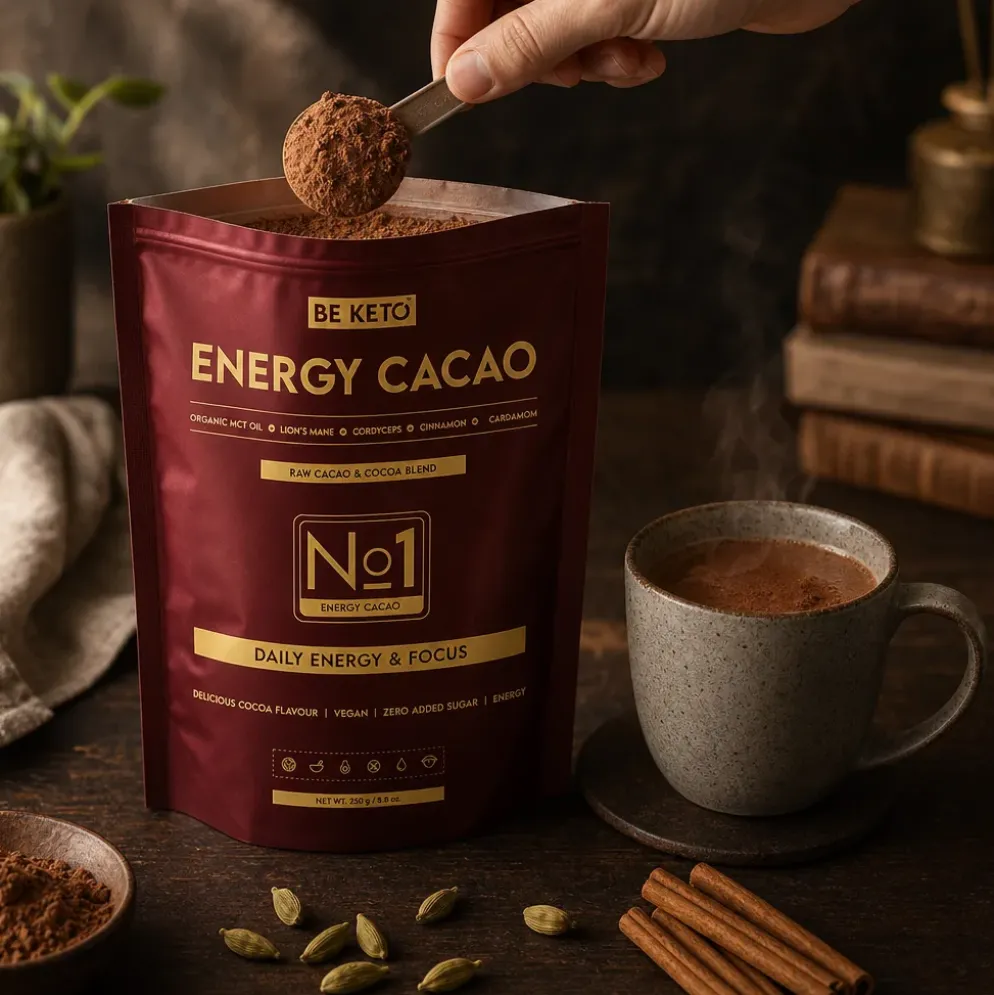 Kakao Ceremonialne – Energy Cynamon & Kardamon 250g – Beketo