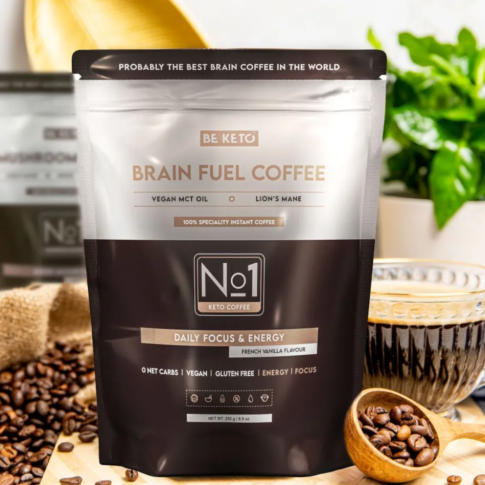 Kawa Rozpuszczalna Brain Fuel – Francuska Wanilia 250g – BeKeto