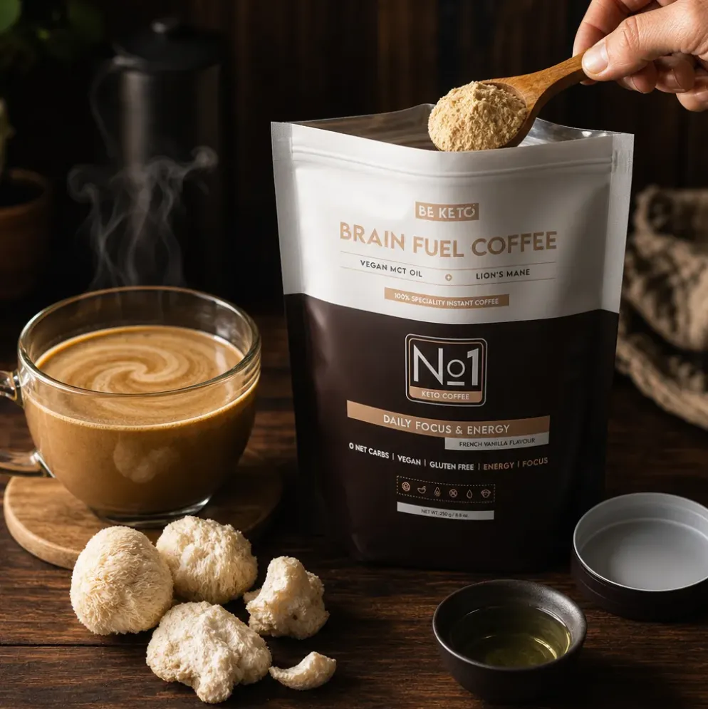Kawa Rozpuszczalna Brain Fuel – Francuska Wanilia 250g – BeKeto