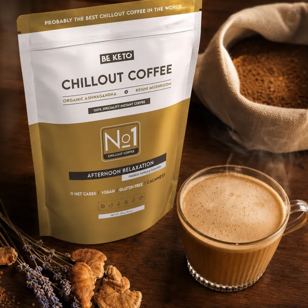 Kawa Rozpuszczalna Chillout – Francuska Wanilia 250g – BeKeto