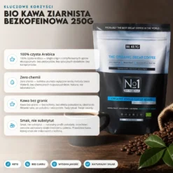 Kawa Ziarnista Bezkofeinowa BIO 250g – Beketo