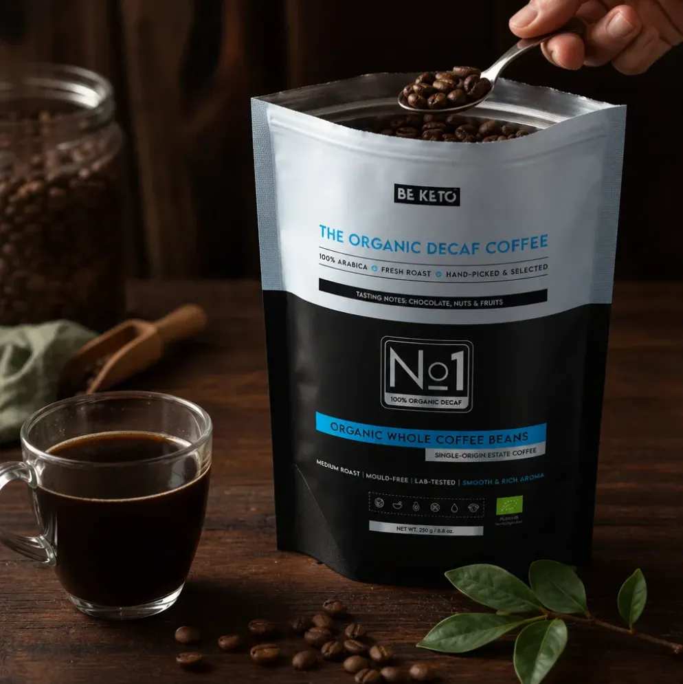 Kawa Ziarnista Bezkofeinowa BIO 250g – Beketo