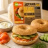 Keto Bajgle z Sezamem Bezglutenowe 2x75g – Balviten