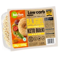 Keto Bajgle z Sezamem Bezglutenowe 2x75g – Balviten
