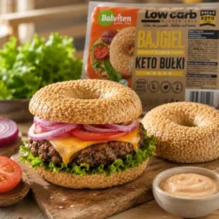 Keto Bajgle z Sezamem Bezglutenowe 2x75g – Balviten