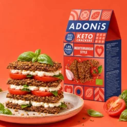 Keto Krakersy w Stylu Śródziemnomorskim 60g – Adonis