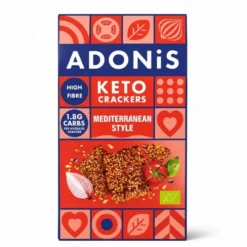Keto Krakersy w Stylu Śródziemnomorskim 60g – Adonis