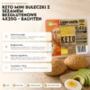 Keto Mini Bułeczki z Sezamem Bezglutenowe 4x25g – Balviten