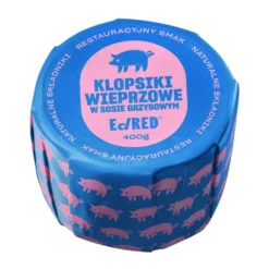 Klopsiki wieprzowe w sosie grzybowym 400g – Ed Red