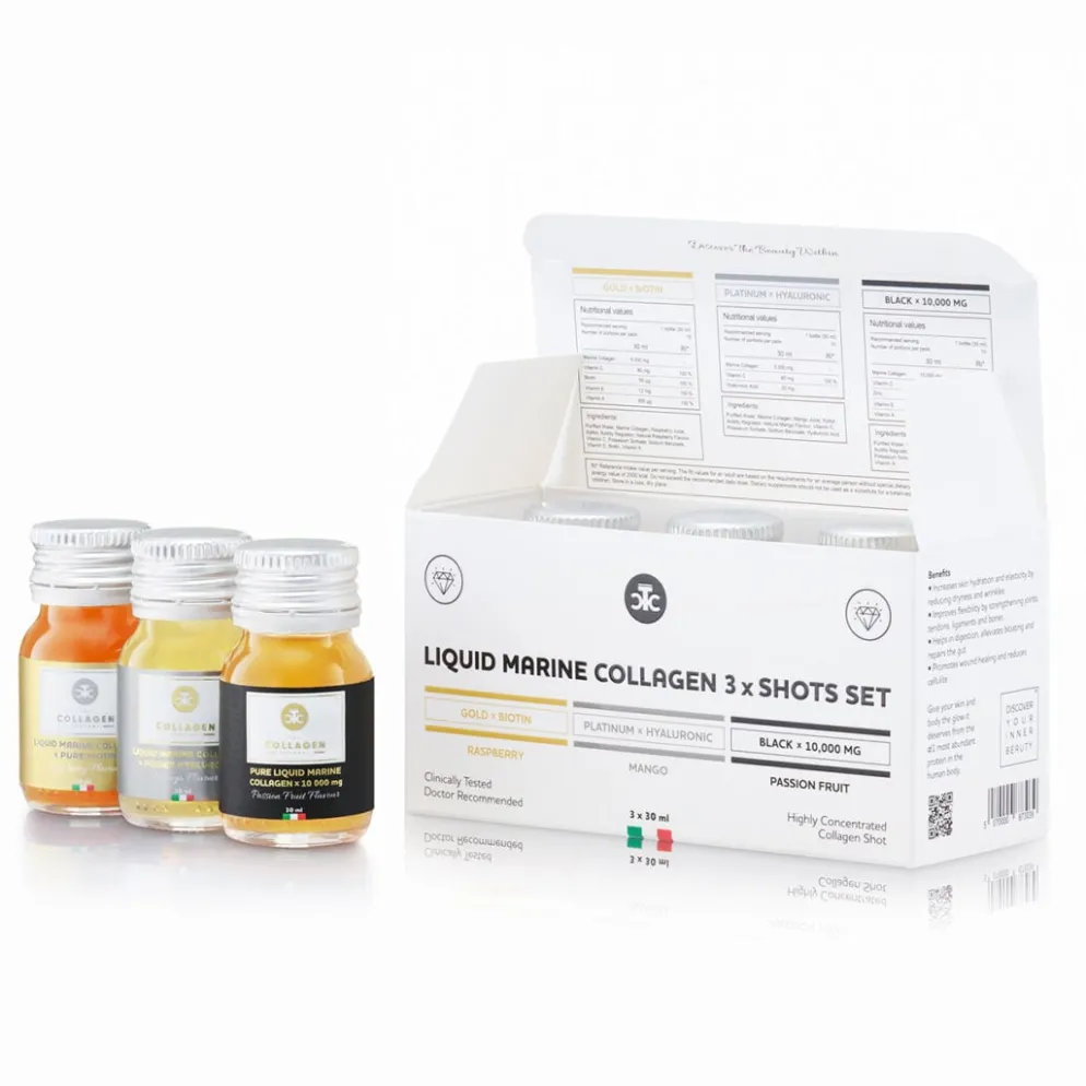Kolagen Morski Płynny Mix Smaków 3x30ml – The Collagen Company