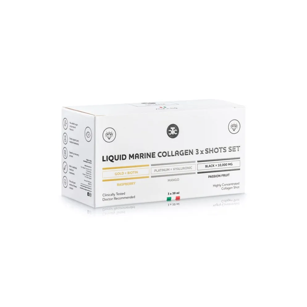 Kolagen Morski Płynny Mix Smaków 3x30ml – The Collagen Company