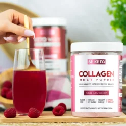 Kolagen z Olejem MCT – Dzika Malina 300g – BeKeto