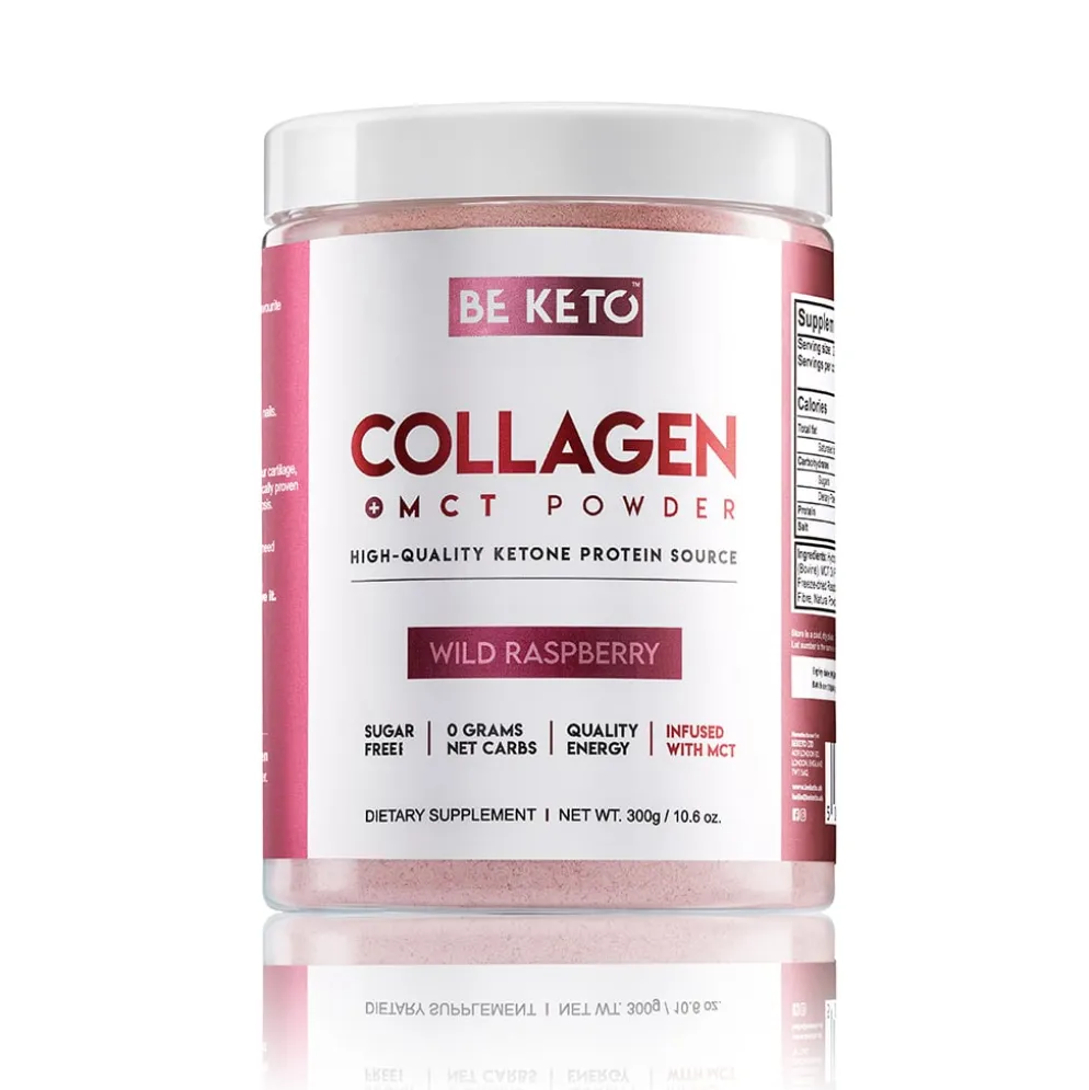 Kolagen z Olejem MCT – Dzika Malina 300g – BeKeto