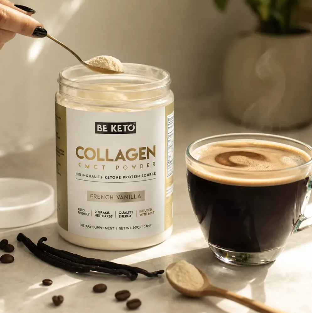 Kolagen z Olejem MCT – Francuska Wanilia 300g – BeKeto