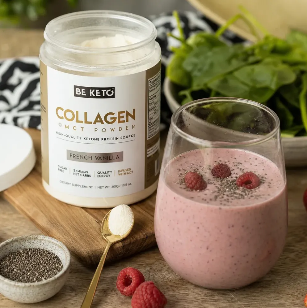 Kolagen z Olejem MCT – Francuska Wanilia 300g – BeKeto
