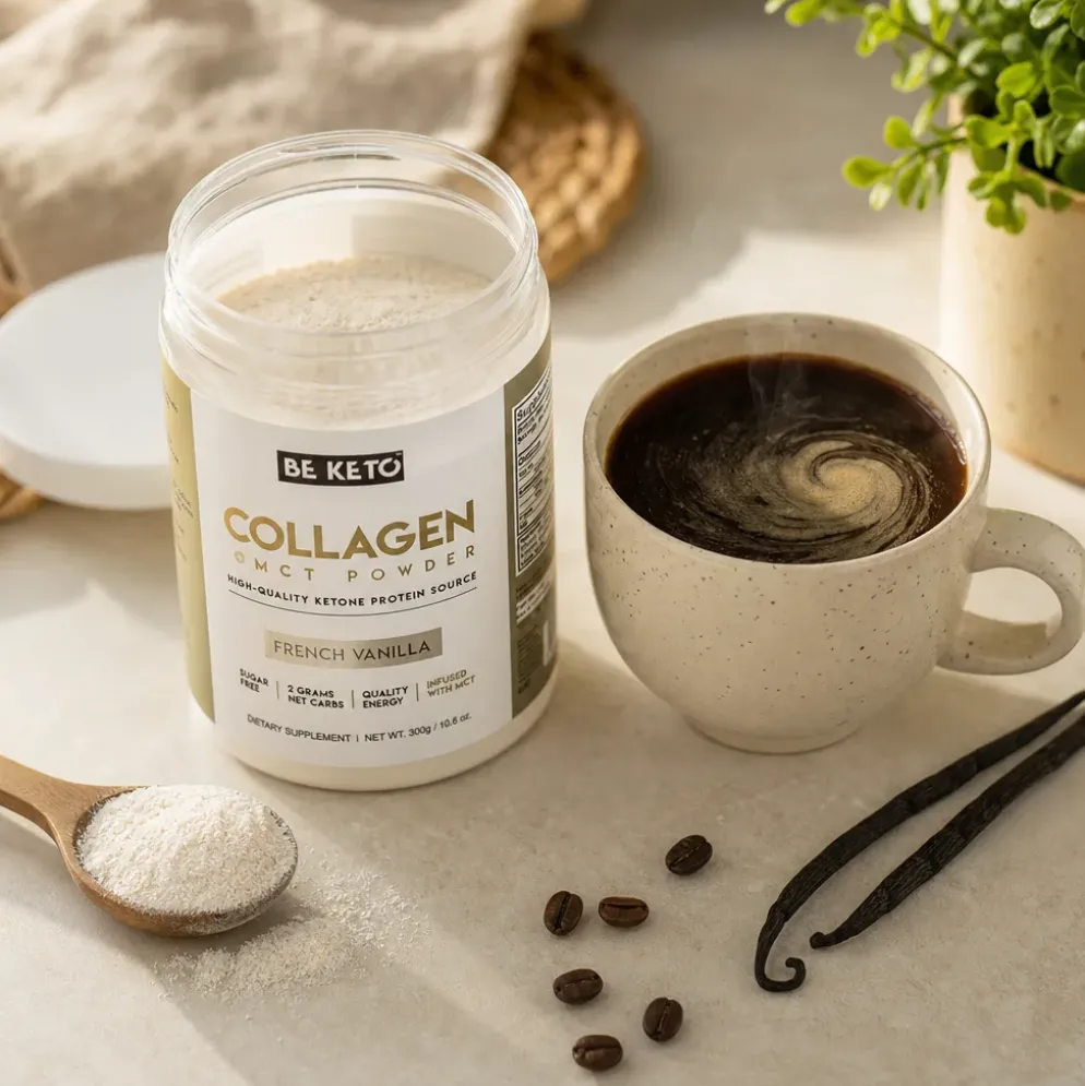 Kolagen z Olejem MCT – Francuska Wanilia 300g – BeKeto