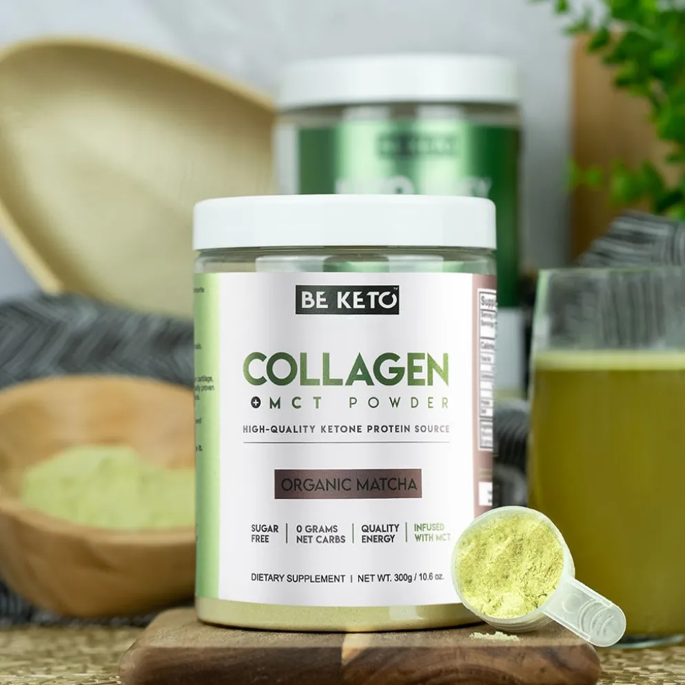 Kolagen z Olejem MCT – Matcha 300g – BeKeto