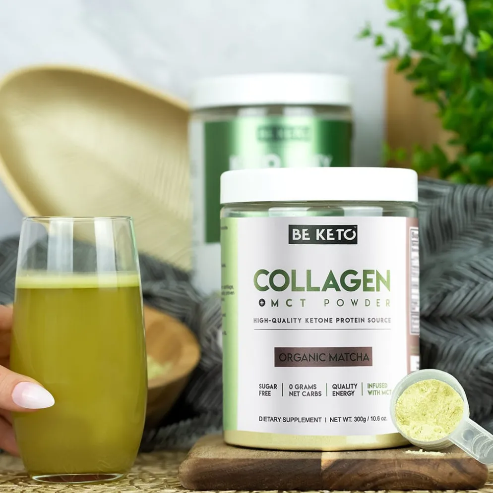 Kolagen z Olejem MCT – Matcha 300g – BeKeto
