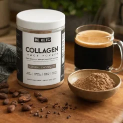 Kolagen z Olejem MCT – Naturalna Czekolada 300g – BeKeto