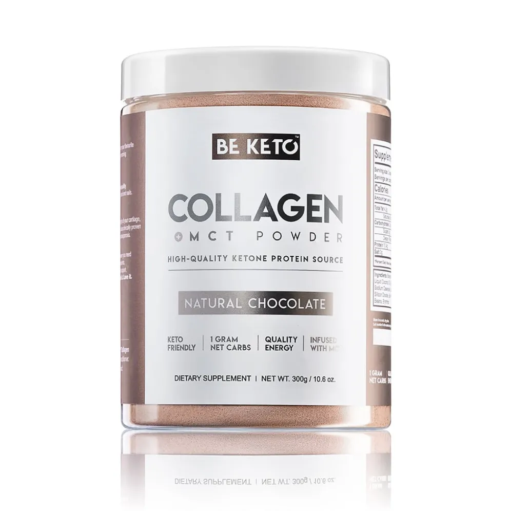 Kolagen z Olejem MCT – Naturalna Czekolada 300g – BeKeto