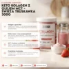 Kolagen z Olejem MCT – Świeża Truskawka 300g – BeKeto