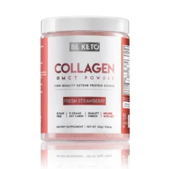Kolagen z Olejem MCT – Świeża Truskawka 300g – BeKeto