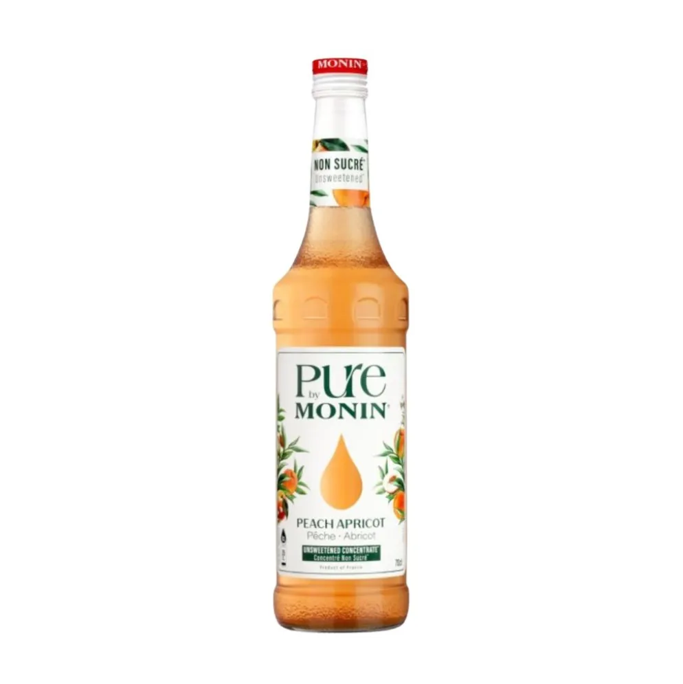 Koncentrat Bezcukrowy PURE (Brzoskwinia Morela) Peach Apricot 0,7l – Monin