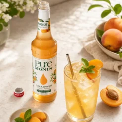 Koncentrat Bezcukrowy PURE (Brzoskwinia Morela) Peach Apricot 0,7l – Monin