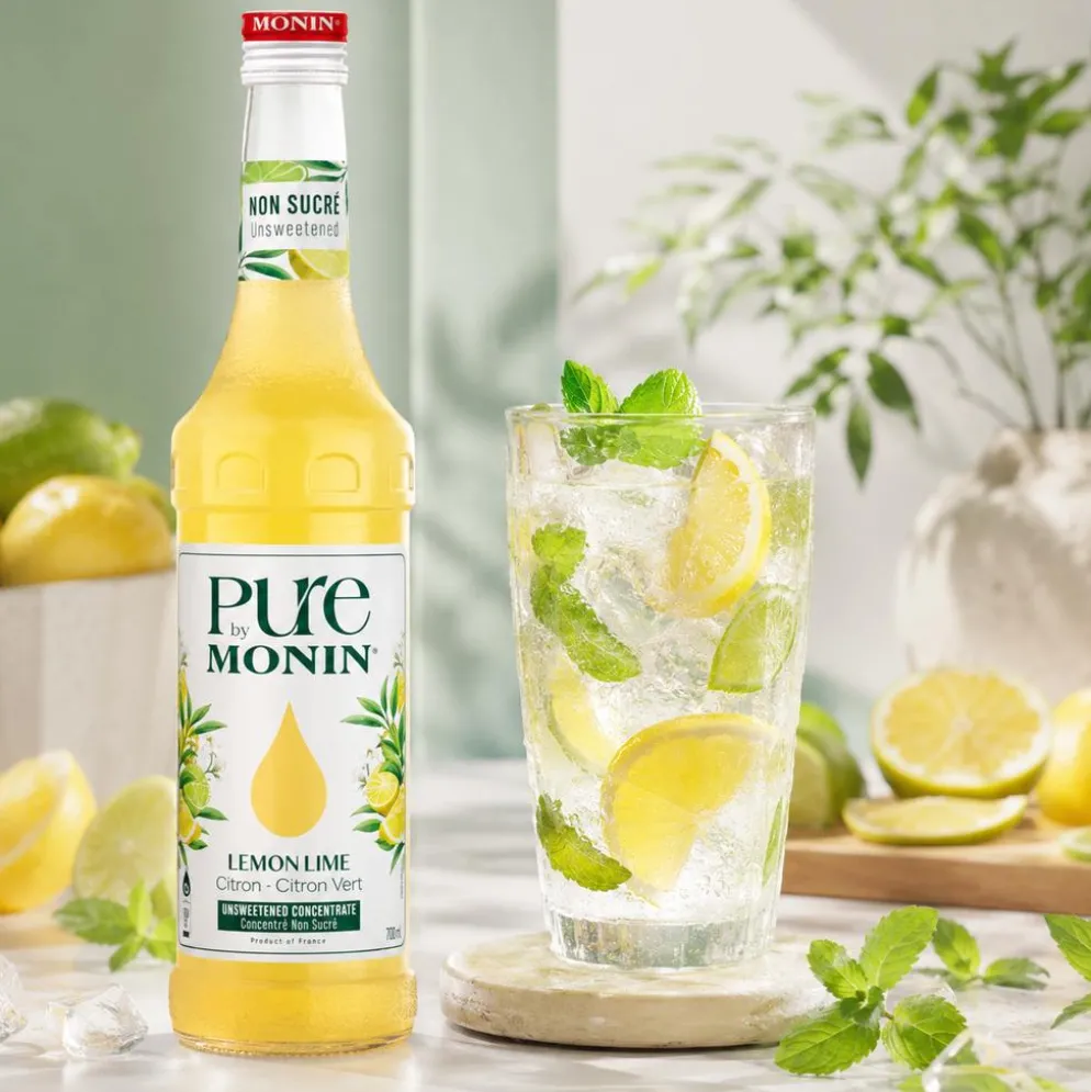 Koncentrat Bezcukrowy PURE (Cytryna Limonka) Lemon Lime 0,7l – Monin