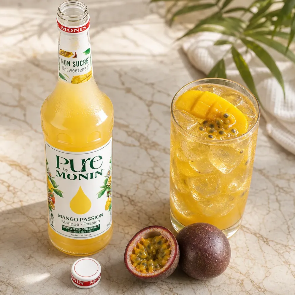 Koncentrat Bezcukrowy PURE (Mango Marakuja) Mango Passion Fruit 0,7l – Monin