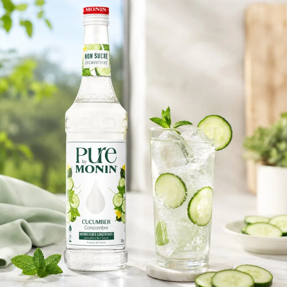 Koncentrat Bezcukrowy PURE (Ogórek) Cucumber 0,7l – Monin