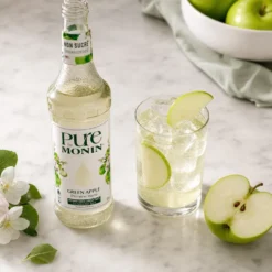 Koncentrat Bezcukrowy PURE (Zielone Jabłko) Green Apple 0,7l – Monin
