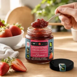 Konfitura Truskawkowa ze Stewią 200g – Pure&Good
