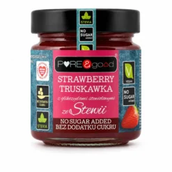 Konfitura Truskawkowa ze Stewią 200g – Pure&Good