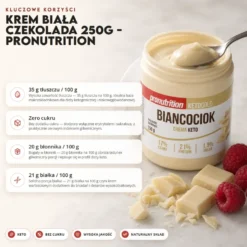 Krem Biała Czekolada 250g – Pronutrition