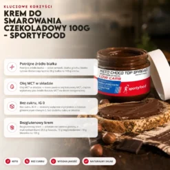 Krem do Smarowania Czekoladowy 100g – SportyFood
