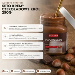Krem Keto – Czekoladowy Król 250g – BeKeto