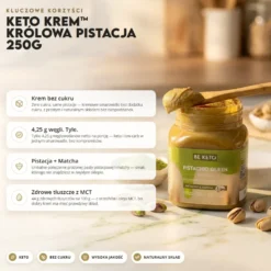 Krem Keto – Królowa Pistacja 250g – Beketo