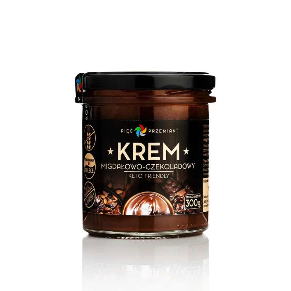 Krem Keto – Migdałowo-Czekoladowy 300g – Pięć Przemian