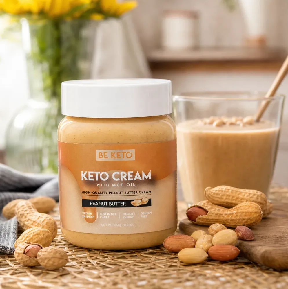 Krem Keto z MCT – Doskonałe Masło Orzechowe 250g – BeKeto