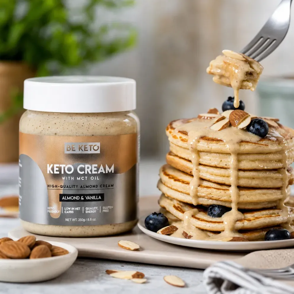 Krem Keto z MCT – Migdał & Wanilia 250g – BeKeto